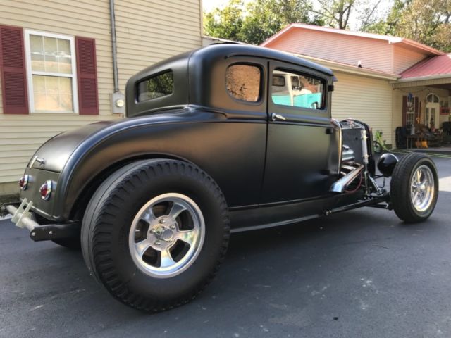 1930 Black Ford Model A Coupe