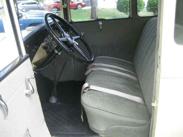 1930 Ivory Ford Model A Coupe 5 windows