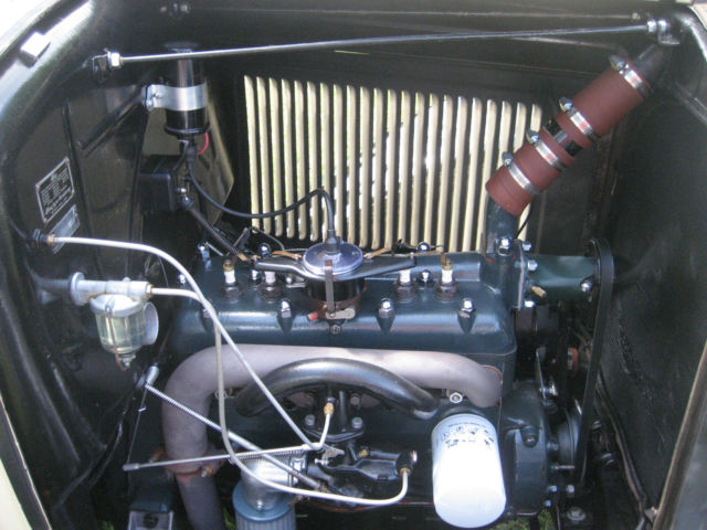 1930 Ivory Ford Model A Coupe 5 windows