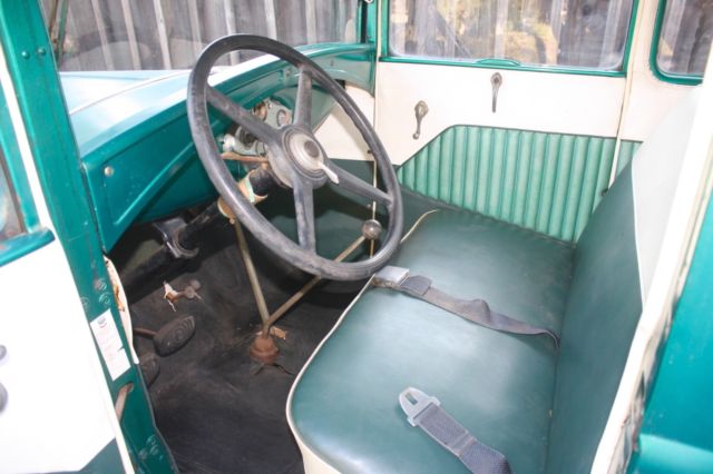 1930 Green Ford Model A Coupe