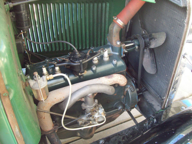 1930 Beige Ford Model A Coupe