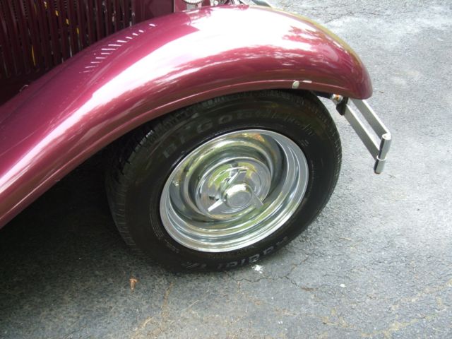 1930 Red Ford Model A Coupe
