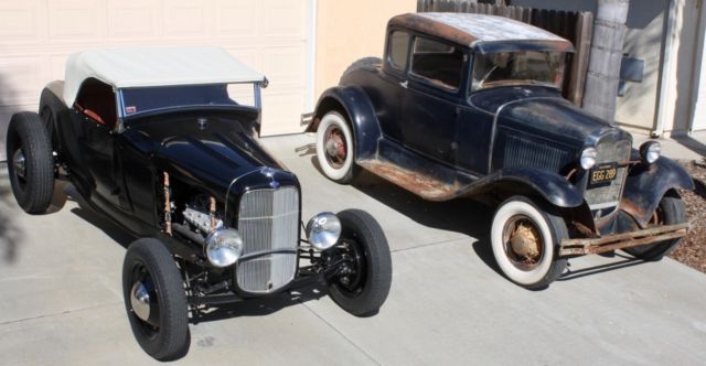 1930 Blue Ford Model A Coupe