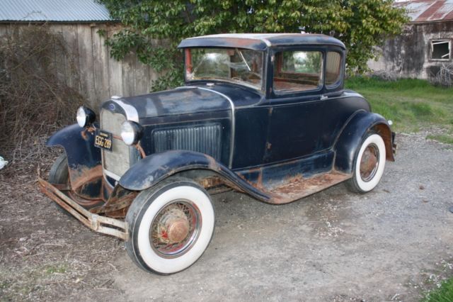 1930 Blue Ford Model A Coupe