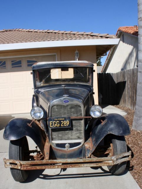 1930 Blue Ford Model A Coupe