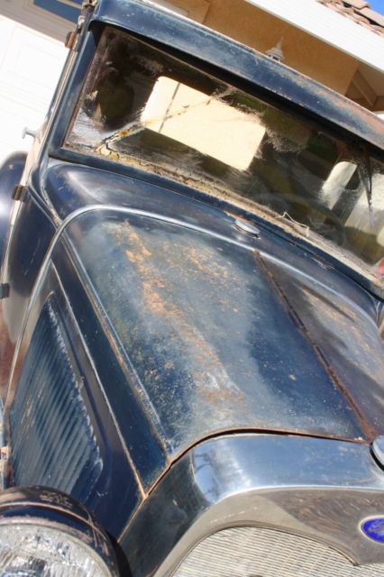 1930 Blue Ford Model A Coupe