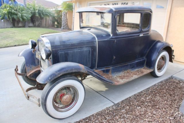 1930 Blue Ford Model A Coupe