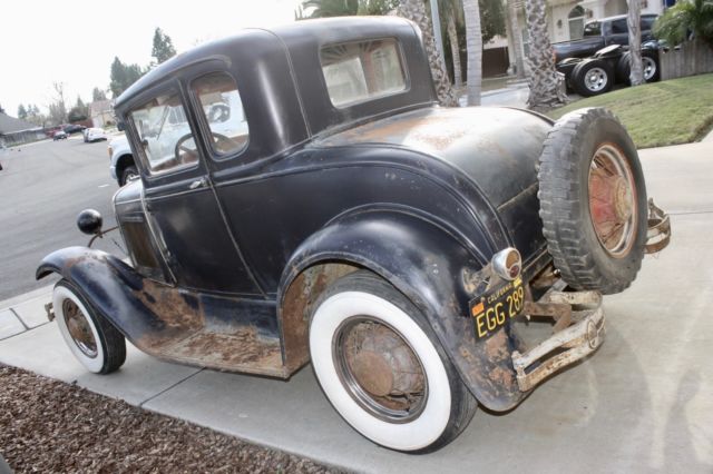 1930 Blue Ford Model A Coupe
