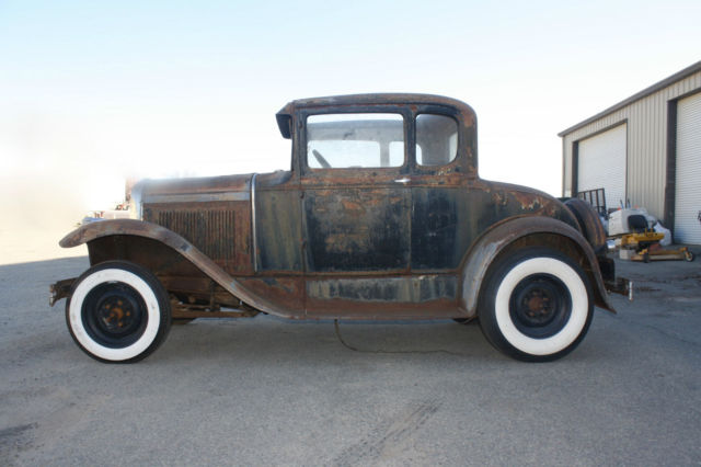 1930 Black Ford Model A Coupe