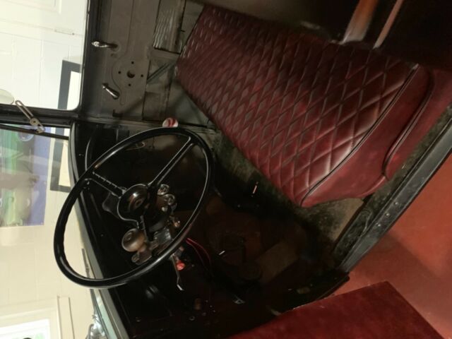 1930 Black Ford Model A Coupe