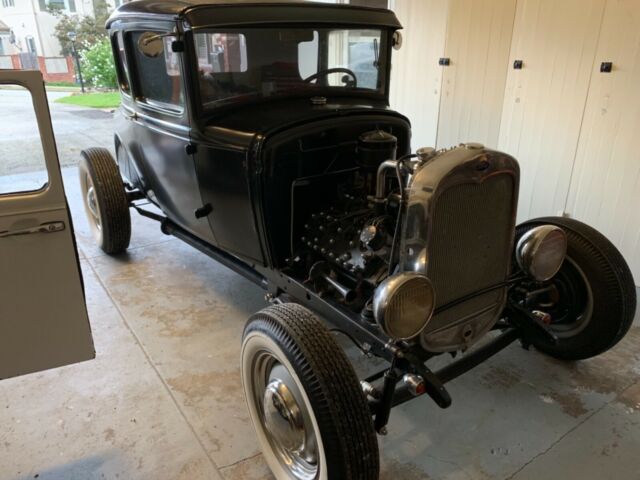 1930 Black Ford Model A Coupe