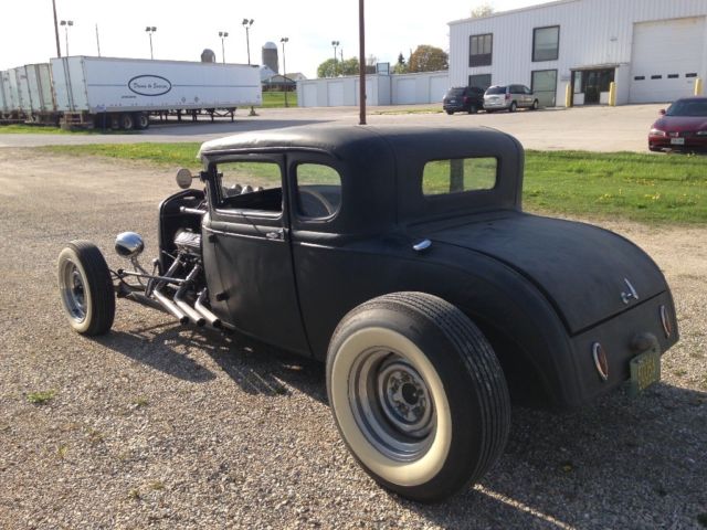 1930 Black Ford Model A Coupe