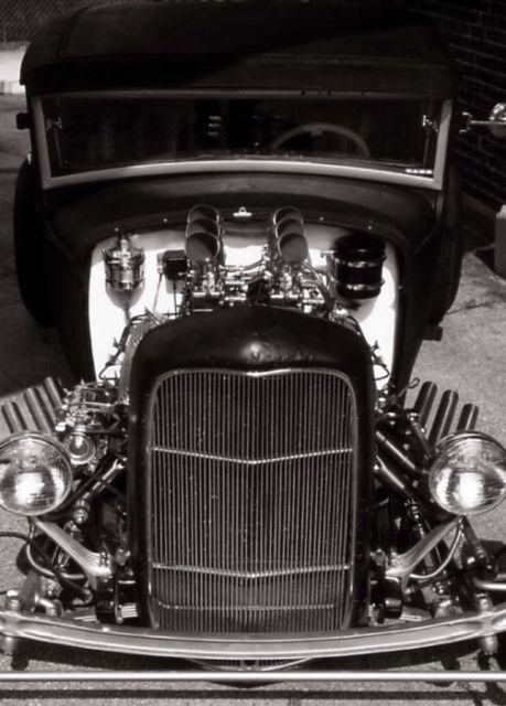 1930 Black Ford Model A Coupe