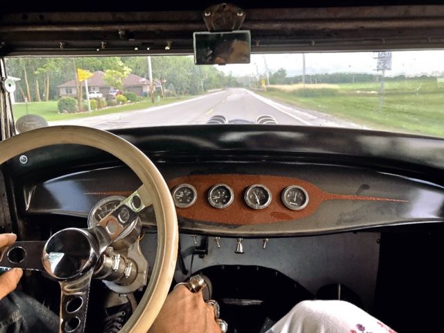1930 Black Ford Model A Coupe