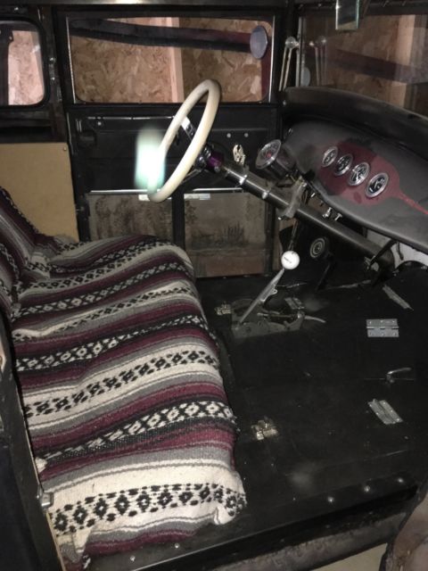 1930 Black Ford Model A Coupe