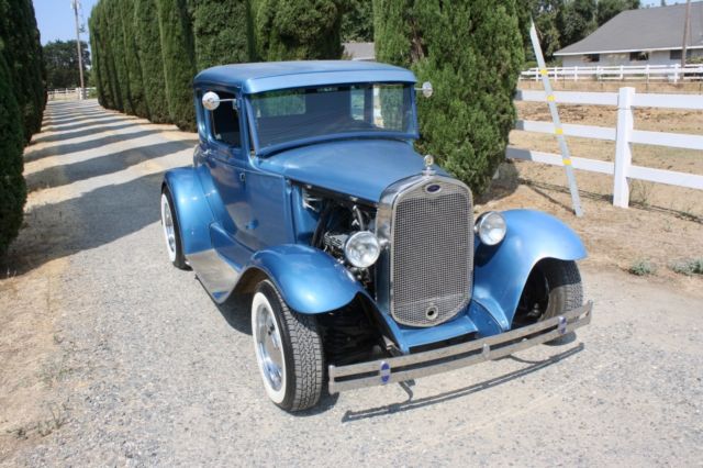 1930 Baby Blue Ford Model A Coupe