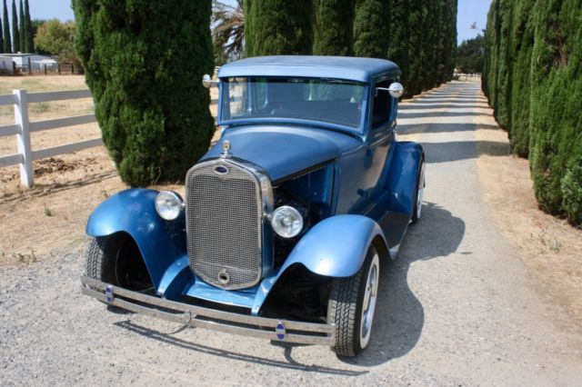 1930 Baby Blue Ford Model A Coupe