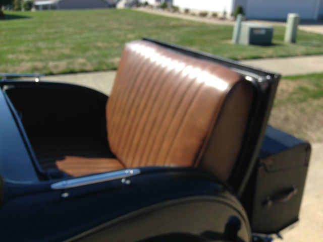 1930 Black Ford Model A 5 window coupe