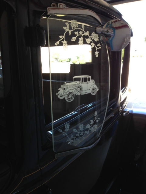 1930 Black Ford Model A 5 window coupe