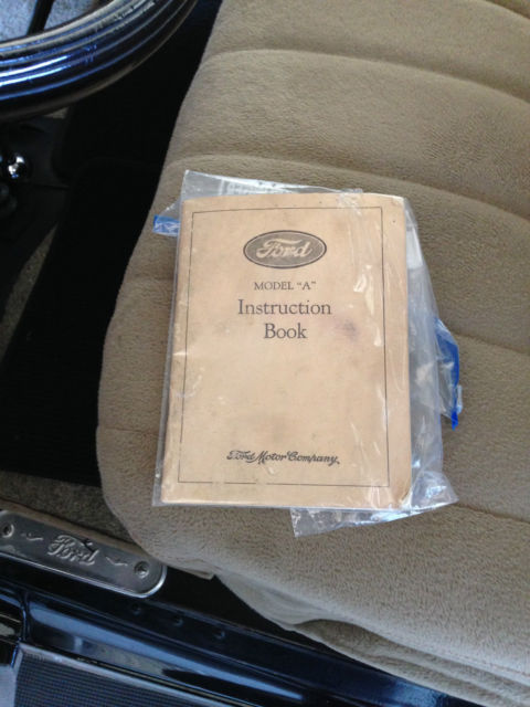 1930 Black Ford Model A 5 window coupe