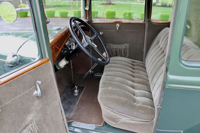 1930 Green Ford Model A Coupe