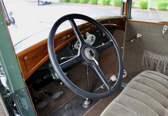 1930 Green Ford Model A Coupe