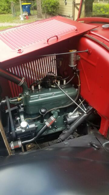 1930 Red Ford Model A Flatbed