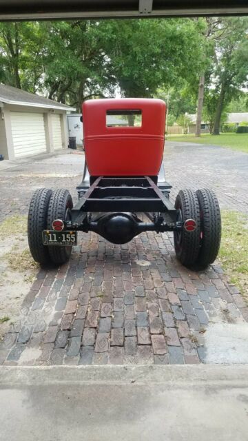 1930 Red Ford Model A Flatbed