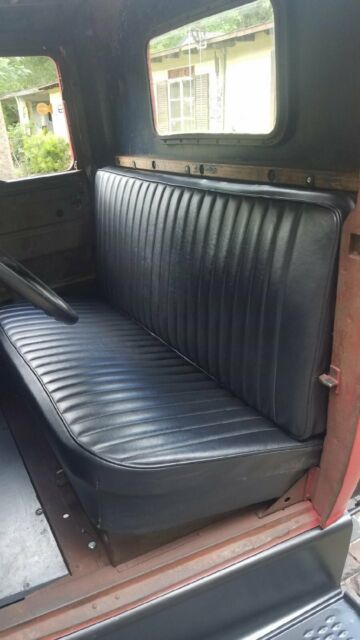 1930 Red Ford Model A Flatbed