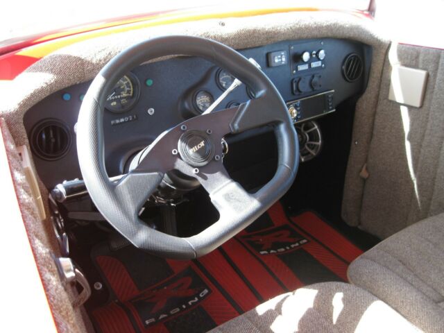 1930 Red Ford Model A Convertible