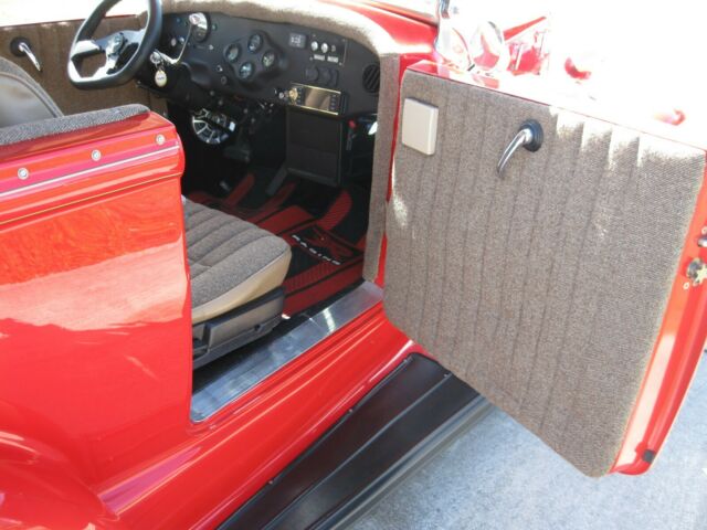1930 Red Ford Model A Convertible
