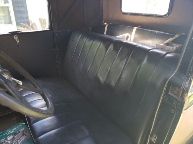 1930 Tan Ford Model A Coupe