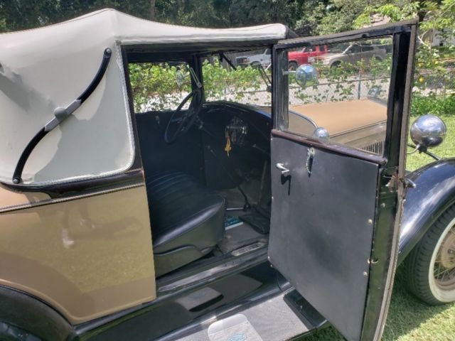 1930 Tan Ford Model A Coupe