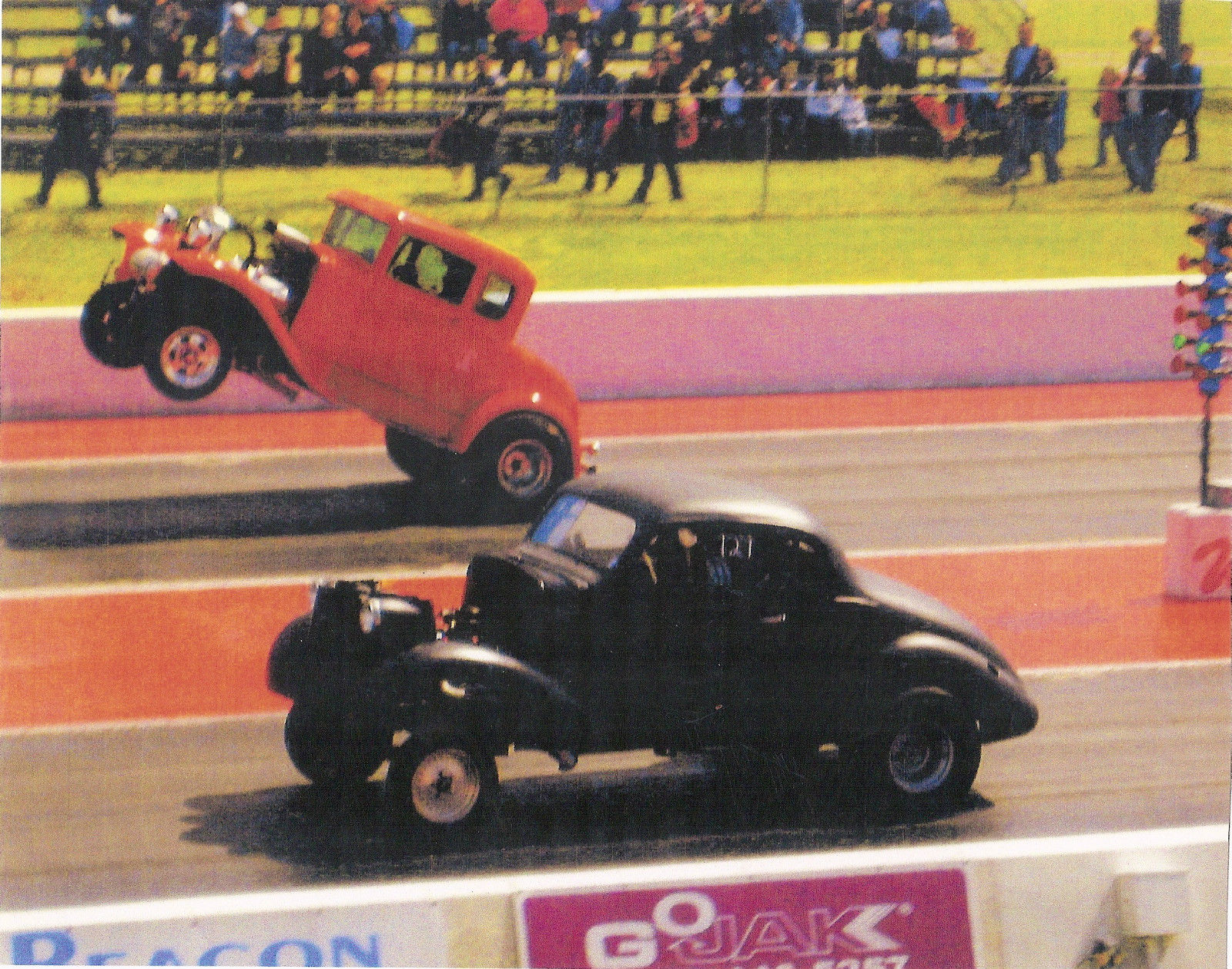 1930 Red Ford Model A Coupe