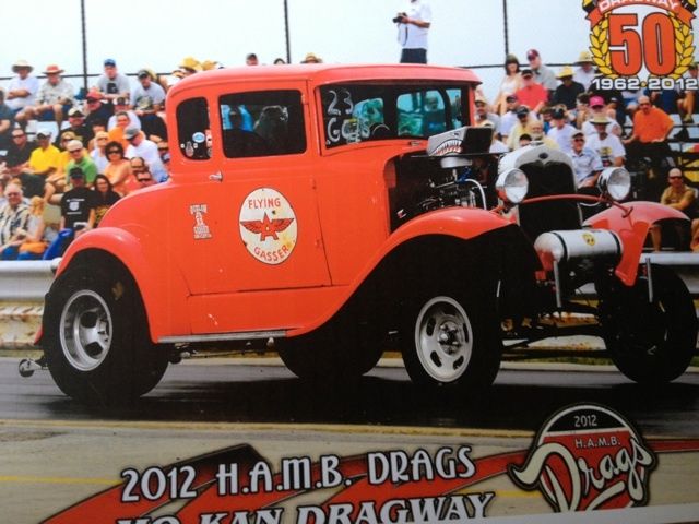 1930 Red Ford Model A Coupe