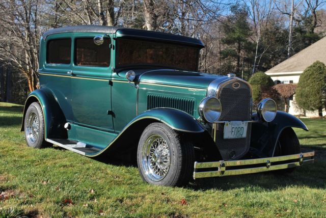 1930 Black Ford Model A Coupe