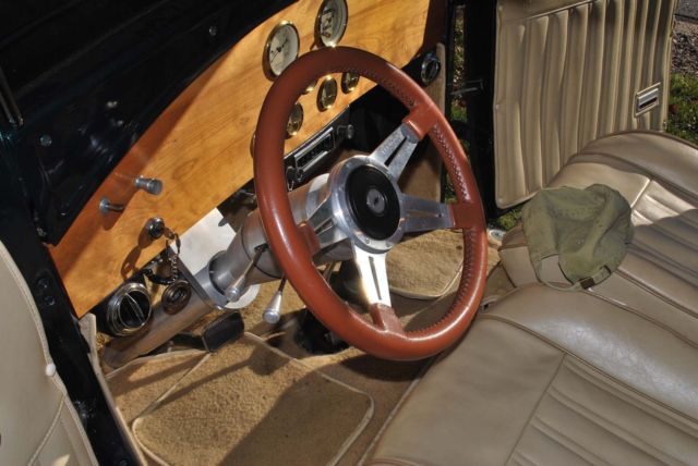 1930 Black Ford Model A Coupe