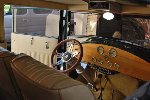 1930 Black Ford Model A Coupe