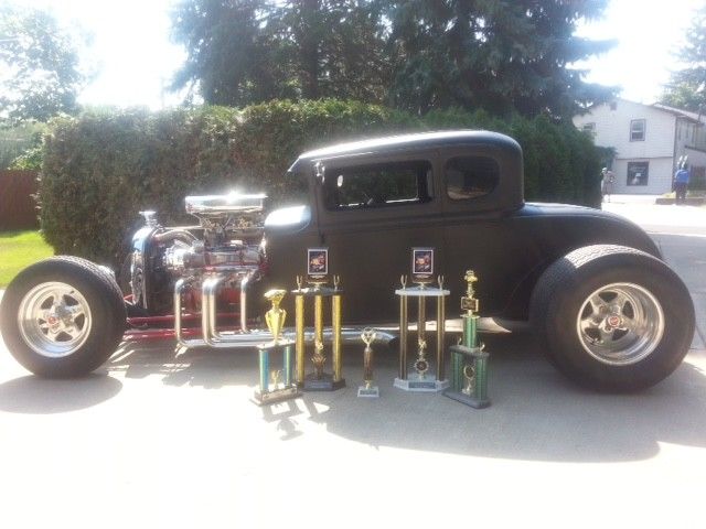 1930 Black Ford Model A Coupe