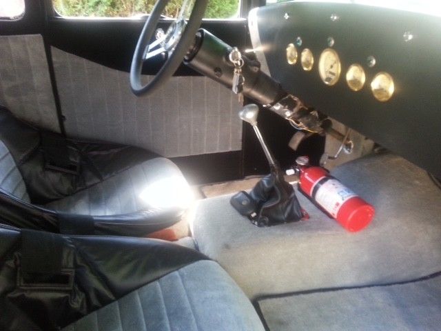 1930 Black Ford Model A Coupe