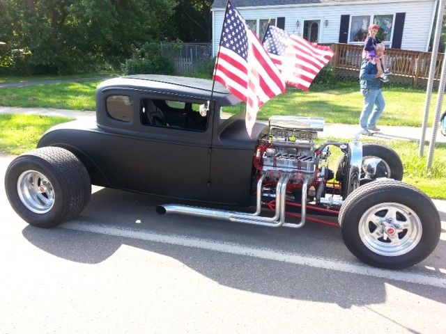 1930 Black Ford Model A Coupe