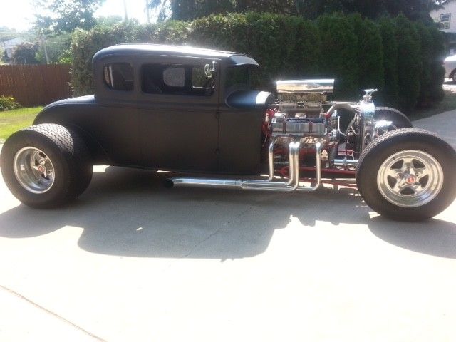 1930 Black Ford Model A Coupe
