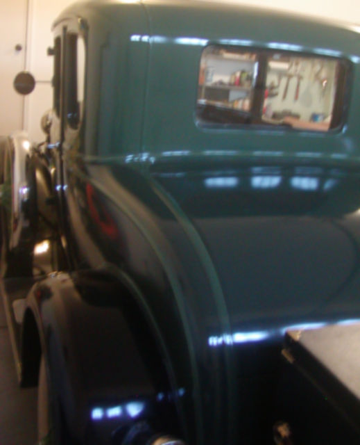 1930 Green Ford Model A Coupe