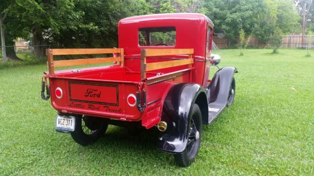 1930 Red/BLACK Ford Model A TRUCK
