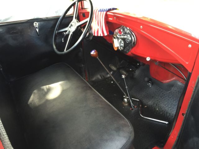 1930 Red/BLACK Ford Model A TRUCK