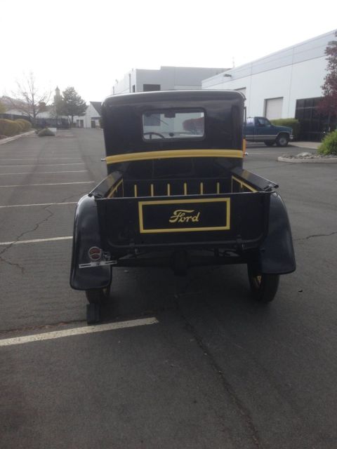 1930 Black Ford Model A Standard Cab Pickup