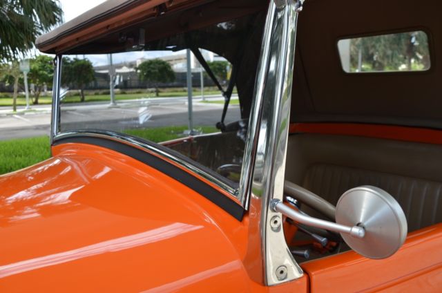 1930 FLAME ORANGE Ford Model A Convertible