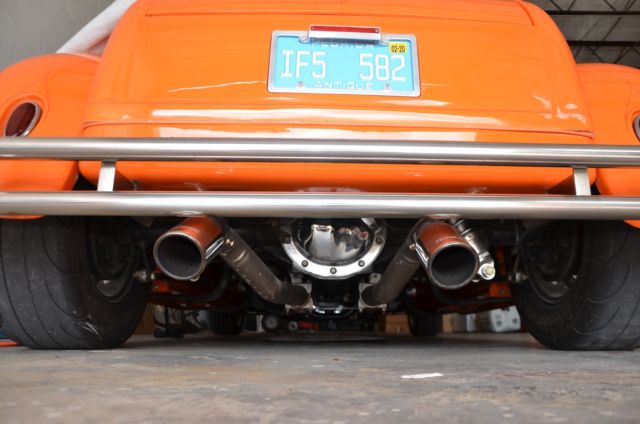 1930 FLAME ORANGE Ford Model A Convertible