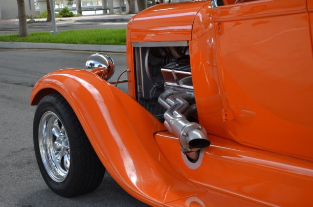 1930 FLAME ORANGE Ford Model A Convertible