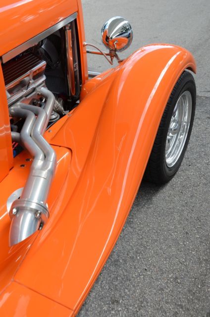 1930 FLAME ORANGE Ford Model A Convertible